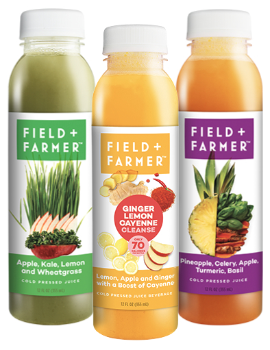 Field + Farmer pressed juices