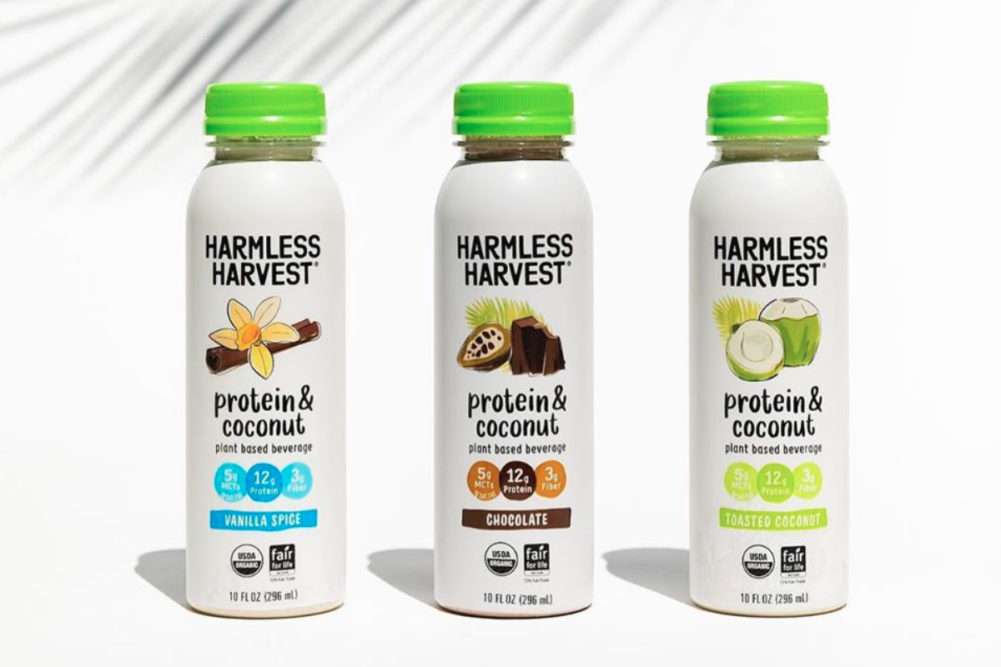 Harmless Harvest Protein & Coconut beverages