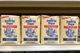 Imperial Sugar on a shelf in the grocery store